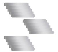 vidaXL Bordure de pelouse flexible Lot de 15 Acier galvanisé 100x14 cm