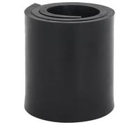 vidaXL Bordure en caoutchouc de chasse-neige noir 120x15x1 cm