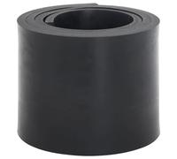 vidaXL Bordure en caoutchouc pour chasse-neige 180x15x1 cm Noir