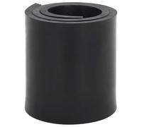 vidaXL Bordure en caoutchouc de chasse-neige noir 80x15x1 cm, bord de coupe en caoutchouc de chasse-neige, bord en caoutchouc de poussoir à neige, lames de chasse-neige en caoutchouc