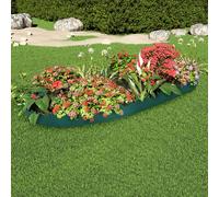 Bordures de jardin 10 pcs Vert 65x15 cm PP
