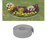 vidaXL Bordures de jardin 2 pcs gris 10 m 15 cm polyéthylène 3155440