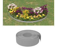 vidaXL Bordures de jardin 5 pcs gris 10 m 15 cm polyéthylène