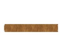 vidaXL Bordures de pelouse 10 pcs 15x103 cm Acier corten Flexible, Bordure de Jardin, Bordure de lit de Jardin, Bordure de Paysage