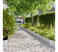 vidaXL Bordures de pelouse 10 pcs 20x103 cm acier galvanisé