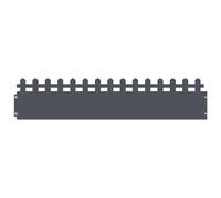 Vidaxl Bordures De Pelouse 10 Pcs Anthracite 103 X 0,05 X 22 Cm Acier