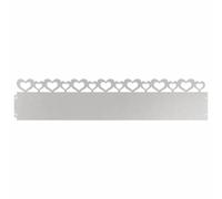 Vidaxl Bordures De Pelouse 10 Pcs Argent 103 X 0,05 X 22 Cm