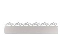vidaXL Bordures de pelouse 20 pcs Argent 103 x 0,05 x 22 cm, Bordure de Jardin et de terrasse, barrière en métal Durable, Bordures extérieures, séparateurs de Paysage, chemins pour Jardins