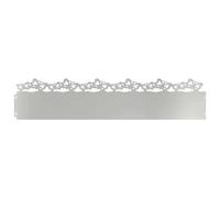 vidaXL Bordures de pelouse 20 pcs Argent 103 x 0,05 x 22 cm