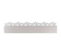 vidaXL Bordures de pelouse 20 pcs Argent 103 x 0,05 x 22 cm, Bordure de Jardin et de terrasse, barrière en métal Durable, Bordures extérieures, séparateurs de Paysage, chemins pour Jardins