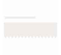 vidaXL Bordures de Jardin 20 pcs Blanc 100x0,5x30 cm Acier