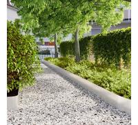 vidaXL Bordures de pelouse 30 pcs 20x103 cm acier inoxydable