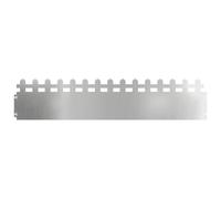 vidaXL Bordures de pelouse 30 pcs Argent 103 x 0,05 x 22 cm, Bordure de Jardin et de terrasse, barrière en métal Durable, Bordures extérieures, séparateurs de Paysage, chemins pour Jardins