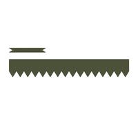 vidaXL Bordures de pelouse 30 pcs Vert olive 100x0,5x15 cm Plastique