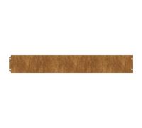 vidaXL Bordures de pelouse 50 pcs 15x103 cm Acier corten Flexible, Bordure de Jardin, Bordure de lit de Jardin, Bordure de Paysage