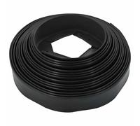 vidaXL Bordures de pelouse Noir 5000 x 4 x 5 cm Plastique