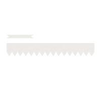 Vidaxl Bordures De Jardin 30 Pcs Blanc 100x0,5x15 Cm Acier