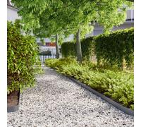 vidaXL Bordures pelouse 10pcs anthracite 10x103cm acier laminé à froid