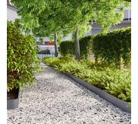 vidaXL Bordures pelouse 10pcs anthracite 15x103cm acier laminé à froid