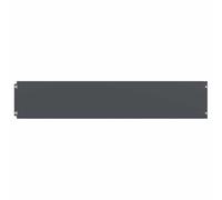vidaXL Bordures pelouse 10pcs anthracite 20x103cm acier laminé à froid