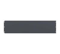 vidaXL Bordures pelouse 20pcs Anthracite 25x103cm Acier laminé à Froid, Bordure de Jardin, Bordure de lit de Jardin, Bordure de Paysage