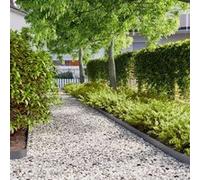 vidaXL Bordures pelouse 50pcs anthracite 10x103cm acier laminé à froid