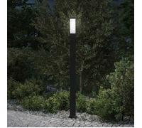 vidaXL Borne lumineuse 110 cm noire IP44 4006075