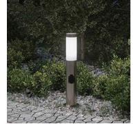 Borne lumineuse avec sortie 50 cm en acier inoxydable IP44 vidaXL