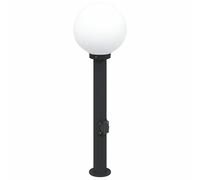 Vidaxl Borne Lumineuse Avec Sortie 80 Cm Noir Ip44