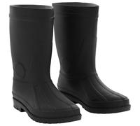 vidaXL Bottes de pluie noires en PVC jusqu'au mollet, bottes en caoutchouc, Noir , 43 EU
