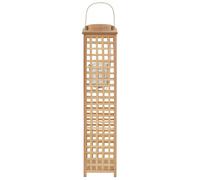 vidaXL Lantaarnhouder hangend bamboe natuurlijk246815 Beige G