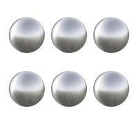 vidaXL Boule Brossée 6 pcs Ø 7,5 cm Argenté Acier Inoxydable 201