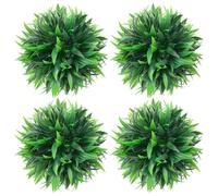 vidaXL 4X Boules de Buis Artificielles Fausse Plante Jardinière Décoration Florale Plante Artificielle Paysage de Jardin Extérieur 15 cm