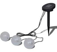 vidaXL Boules solaires LED flottantes 3 flammes pour étang piscine