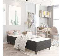 Boxspring stof donkergrijs 100x200 cm3054706