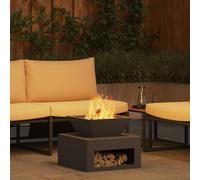 Vidaxl Braise Noir 50 X 50 X 40 Cm Acier