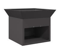 Vidaxl Braise Noir 50 X 50 X 40 Cm Acier