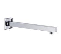 vidaXL Bras de support de douche Carré Inox 201 Argenté 30 cm
