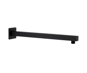 vidaXL Bras de support de douche Carré Inox 201 Noir 40 cm