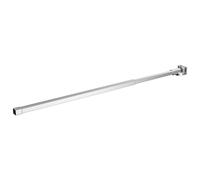 vidaXL bras de support de douche en acier inoxydable 70-120 cm