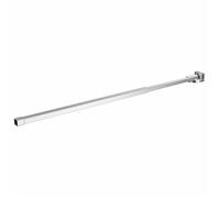 vidaXL Bras de Support Télescopique 70-120 cm Acier Inoxydable Chromé pour Paroi de Douche 4-6 mm