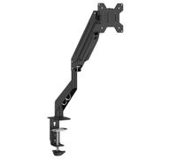 Support ecran - fixation ecran Vidaxl Bras pour moniteur unique 27 pouces max ressort à gaz 10 kg