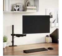 VIDAXL Bras support écran moniteur 27"" ressort à gaz 10 kg VESA 75/100 pince C noir