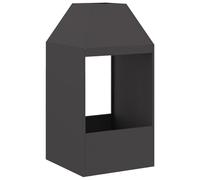 Brasero Vidaxl Noir 50x50x100 Cm En Acier