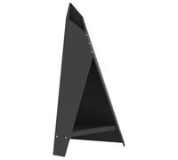 Vidaxl Brasero Pyramidal 58x36x100 Cm En Acier Résistant Aux Intempéries