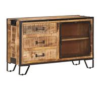 vidaXL Buffet 100x31x60 cm Bois de manguier massif brut