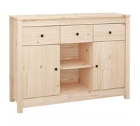 Vidaxl Buffet 100x35x74,5 Cm Bois Massif De Pin Multicolore