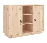 Vidaxl Buffet 100x40x75 Cm Bois Massif De Pin Marron