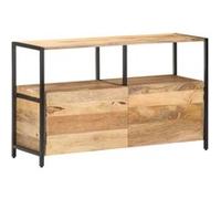 vidaXL Buffet 110x35x65 cm – Bois de manguier massif