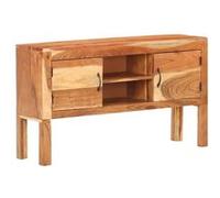 Buffet 116x30x66 Cm Bois D'acacia Massif - Vidaxl Marron